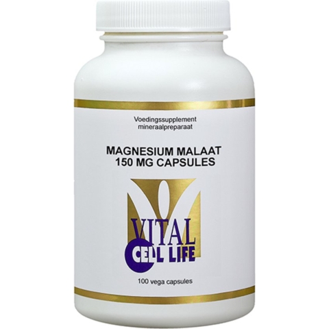 Vital Cell Life Magnesium malaat 150 mg (100vc)