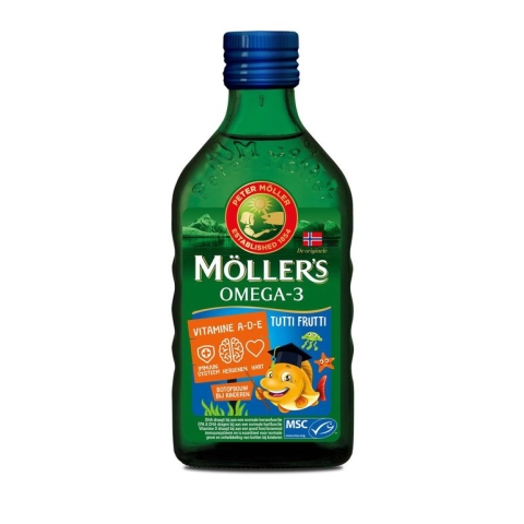 Mollers Omega-3 tutti frutti - 250ml - Visolie - Voedingssupplement