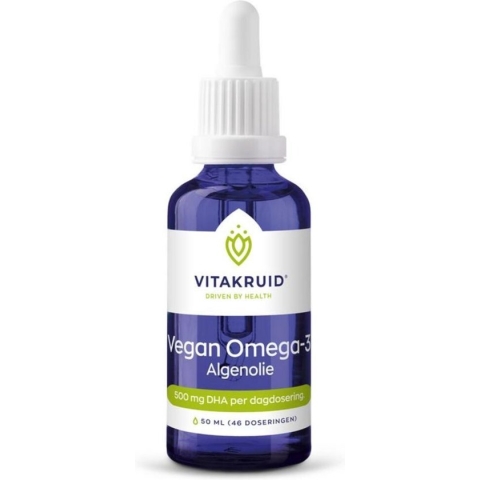VitaKruid Vegan Omega-3 Algenolie - 50 ml