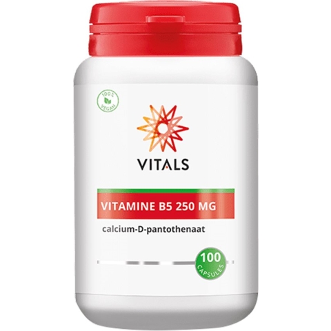 Vitals  - Vitamine B5 - 250 mg - 100 Capsules