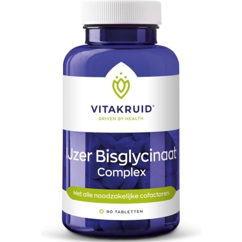 VitaKruid IJzer Bisglycinaat complex - 90 tabletten