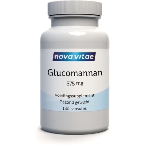 Nova Vitae - Glucomannan - Konjac - afvallen - 575 mg - 180 capsules - eetlustremmer
