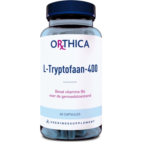 Orthica L-Tryptofaan-400 (Voedingssuplement) - 60 Capsules