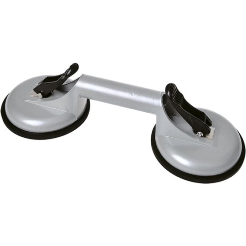 ProPlus Vacuümheffer - Autodeuk - Uitdeuker - Deukentrekker - Glasdrager - Plaatdrager - Zuigheffer voor Optillen en Herstellen - Glaszuiger - Universeel - Met 2 Zuignappen - Aluminium - Zilver - Maximaal 80-100 kg