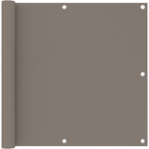 vidaXL-Balkonscherm-90x300-cm-oxford-stof-taupe
