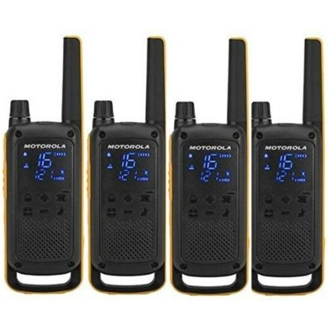 Motorola TLKR-T82 Extreme - Quad Pack - Zwart