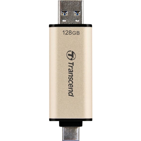 Transcend JetFlash 930C TS128GJF930C USB-stick 128 GB USB 3.2 Gen 1, USB-C Goud