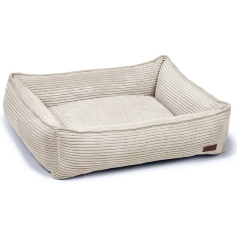 Designed by Lotte Ribbed - Hondenmand - Lichtgrijs - 80x70x22 cm