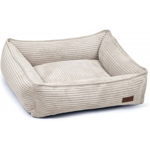 Designed by Lotte Ribbed - Hondenmand - Lichtgrijs - 65x60x20 cm