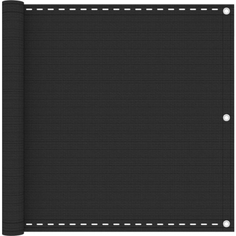 vidaXL-Balkonscherm-90x600-cm-HDPE-antracietkleurig