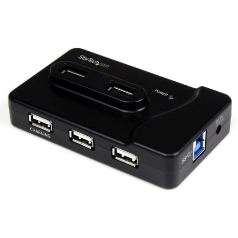 StarTech 6-poort USB 3.0/2.0 Combo Hub met Oplaadpoort