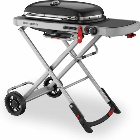 Weber Traveler - Gasbarbecue - Zwart