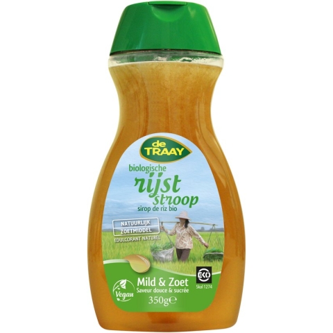 De Traay Rijststroop Mild & Zoet Biologisch 350GR