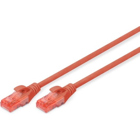 Cat6 UTP kabel 10 meter Rood