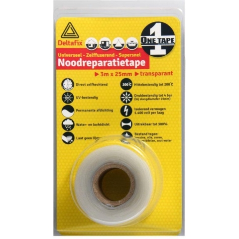 deltafix noodreparatietape transparant