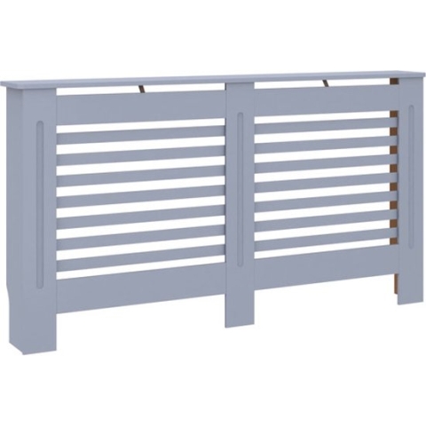 vidaXL Radiatorombouw 152x19x81 cm MDF antraciet