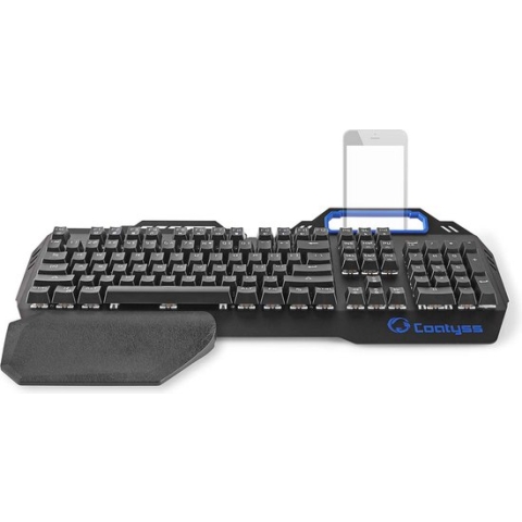 Bedraad Gaming Toetsenbord - USB - Mechanische Toetsen - RGB - US internationaal - US Internationaal - USB Gevoed - Lengte stroomkabel: 1.70 m - Gaming