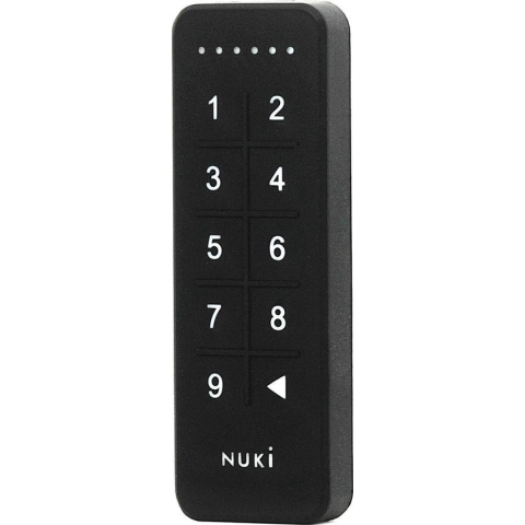NUKI Keypad Elektrisch deurslot - Zonder smartphone openen - Toegangscode- Slim keypad - Zwart