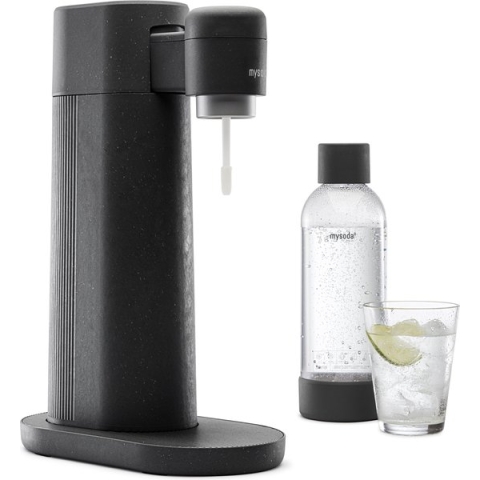 Mysoda Toby Black - bruiswatertoestel -  gemaakt van ecologisch, duurzaam biocomposiet