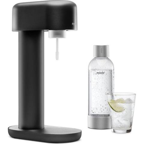 Mysoda Ruby Black - aluminium design bruiswatertoestel