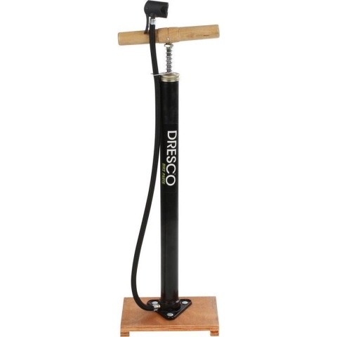 Dresco - Vloerpomp - Holland - Dunlop, Schräder, Presta Ventiel - Zwart