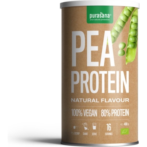 Purasana Vegan proteine erwt/pois bio (400g)
