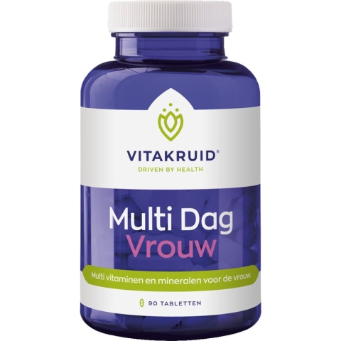 Vitakruid Multi Dag vrouw Voedingssupplement - 90 tabletten