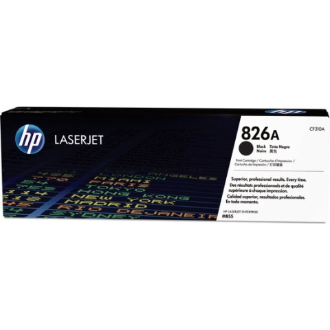 HP 826A - Tonercartridge / Zwart