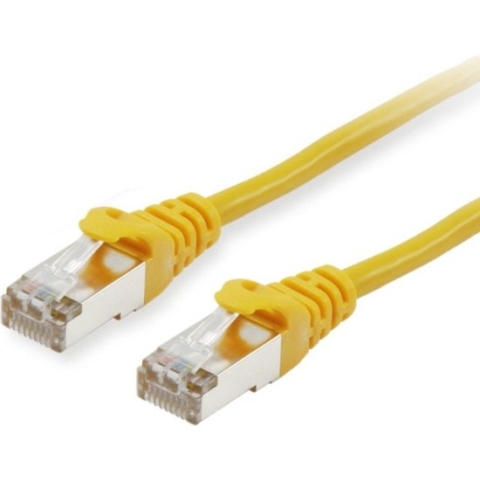 Equip Patchkabel RJ45 S/FTP Cat6 (SSTP) PIMF HF polyester zak 0,25 m geel