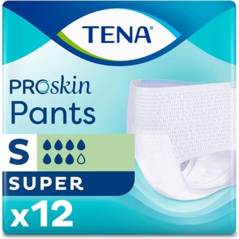 TENA ProSkin Pants Super | Incontinentiebroekje Small 12 stuks