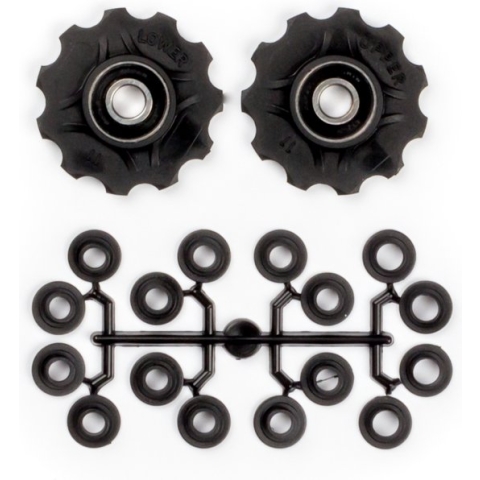 Elvedes Derailleurwieltjes 11 Tanden 7-11v Zwart 2 Stuks