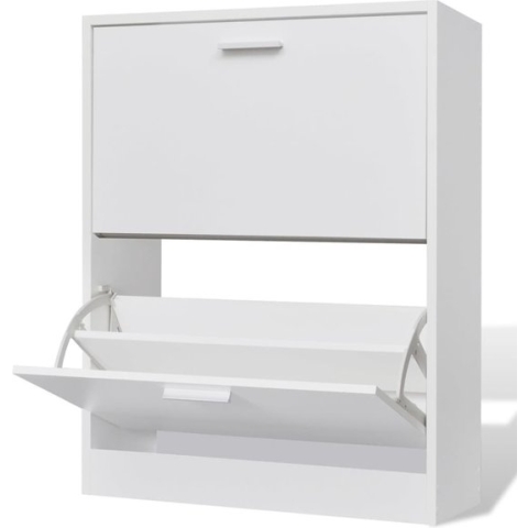 vidaXL-Schoenenkast-met-2-vakken-hout-wit