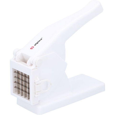 alpina Frietsnijder - 26,5 x 14 x 9 cm - RVS messen - Wit