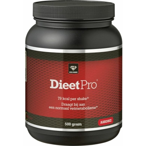 Nutri Dynamics - Dieet Pro - Aardbei - 500 g - Eiwitshake