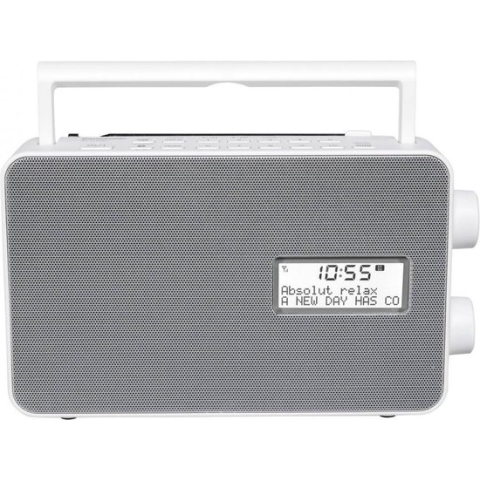Panasonic RF-D30BTEG-W Keukenradio DAB+, FM DAB+, FM, Bluetooth, AUX Wekfunctie, Spatwaterbestendig Wit