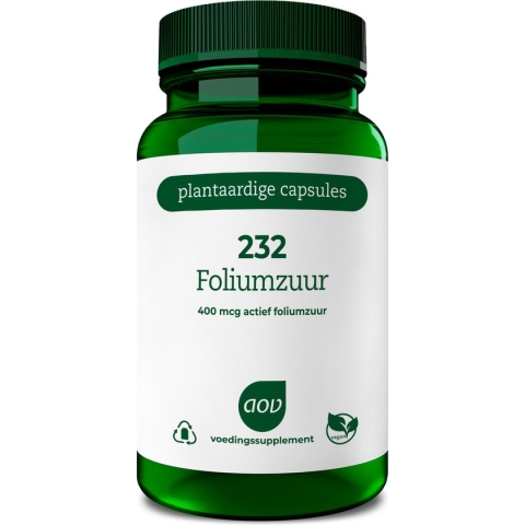 AOV 230 Foliumzuur 400 mcg Voedingssupplementen - 60 capsules