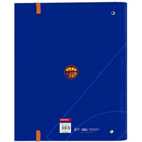 Ringmap Valencia Basket M666 Blauw Oranje (27 x 32 x 3.5 cm)