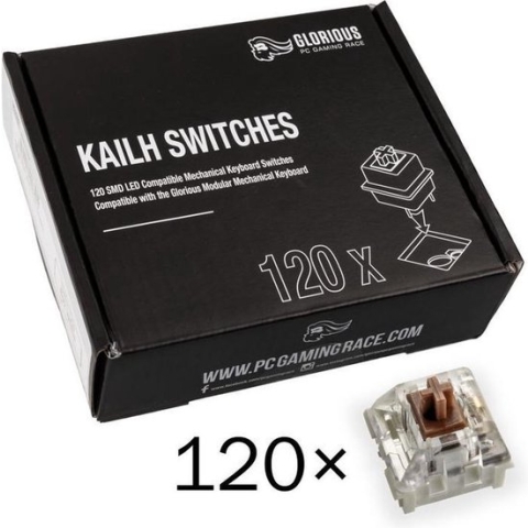 Glorious PC Gaming Race Kailh Speed Bronze Switches (120 StŸck)