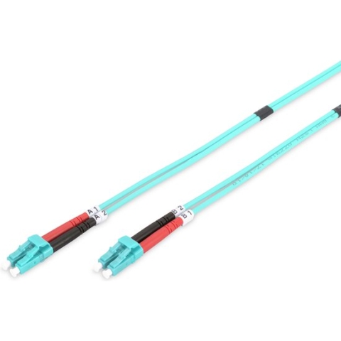Digitus DK-2533-05/3 Glasvezel kabel 5 meter LC I-VH OM3 Aqua-kleur