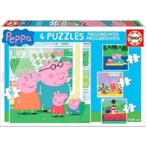 Set Of Puzzles From Peppa Big