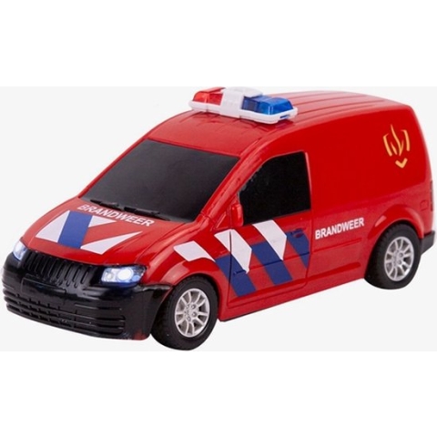 Radiografisch Bestuurbare Brandweerauto Met Licht - Rood