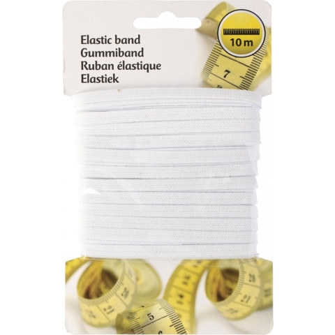Lifetime Elastiek 10 Meter Elastaan Wit