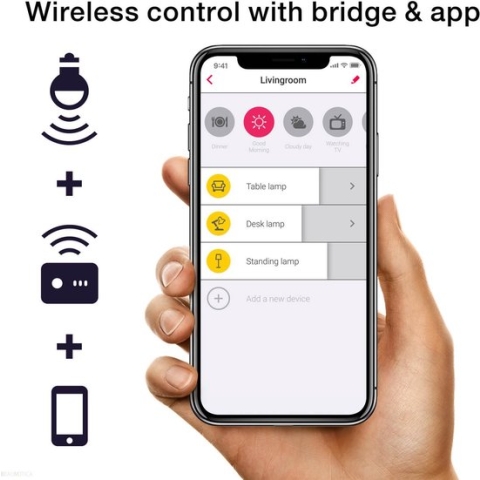 Innr Slimme Plafondlamp White - Geschikt voor Philips Hue* - Warmwit Licht - Zigbee smart LED Plafonniere - Dimbaar