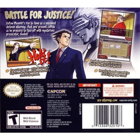 Phoenix Wright 3 Trials and Tribulations