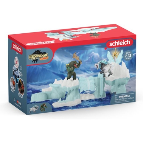 schleich ELDRADOR CREATURES - Speelfigurenset - Aanval op de IJsrotsen - Kinderspeelgoed voor Jongens en Meisjes - 7 tot 12 jaar - 6 Onderdelen - 42497