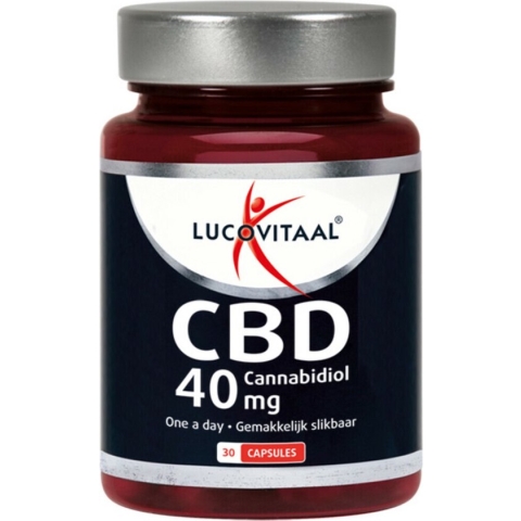 Lucovitaal CBD 40 mg capsules 30 capsules