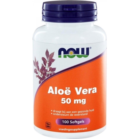 Now Foods - Aloë Vera Concentraat 50 mg - 100 Softgels