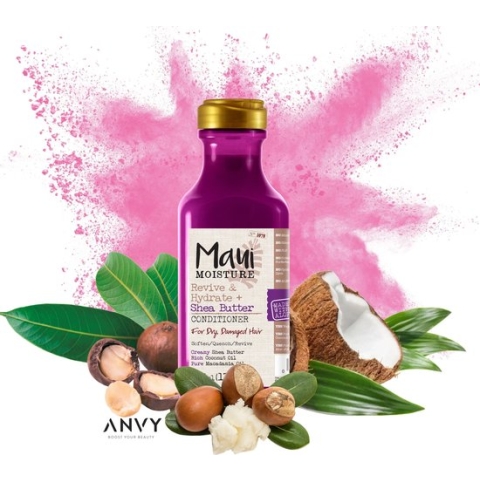 Maui Conditioner Revive & Hydrate + Shea Butter Conditioner - Haarhydratatie - Vrij van parabenen en sulfaten - Voor stralende lokken