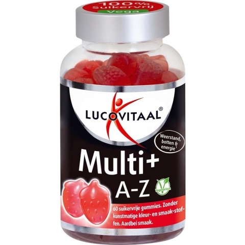 Lucovitaal Vitamine Gummies Multi+ A tot Z 60 Gummies