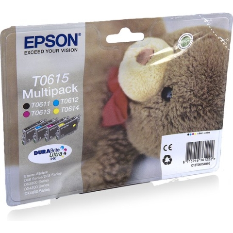 Epson T0615 - Inktcartridge / Geel / Magenta / Cyaan / Zwart